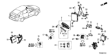 Diagram for 2019 Honda Clarity Plug-In Hybrid Fuse Box - 38200-TRW-A01