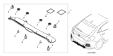 Diagram for 2017 Honda Civic Spoiler - 08F03-TEA-180