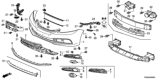 Diagram for 2014 Honda Civic Spoiler - 71110-TR7-A00