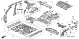 Diagram for 2003 Honda Civic Floor Pan - 65100-S5B-A00ZZ