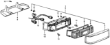 Diagram for 1977 Honda Accord Back Up Light - 33550-671-671