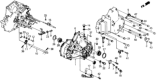 Diagram for 1991 Honda Prelude Transfer Case Seal - 91206-PK4-003