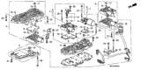 Diagram for 2003 Honda Insight Automatic Transmission Filter - 25420-PHT-003