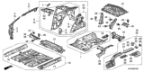 Diagram for 2006 Honda Civic Floor Pan - 65100-SVB-A00ZZ