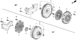 Diagram for Honda Civic Flywheel - 22100-PEL-005