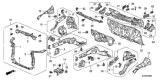 Diagram for 2009 Honda Civic Dash Panels - 61500-SNE-A11ZZ