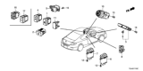 Diagram for 2014 Honda Accord TPMS Sensor - 35320-T2A-A01
