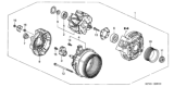 Diagram for Honda Alternator Pulley - 31141-RAA-A01