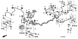 Diagram for Honda Pilot Hydraulic Hose - 01464-STX-A01