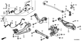 Diagram for Honda Civic Trailing Arm - 52360-TBA-A01