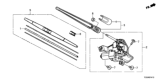 Diagram for 2020 Honda Odyssey Wiper Blade - 76622-THR-A01