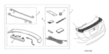 Diagram for 2012 Honda Civic Spoiler - 08F13-TR0-160