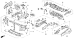 Diagram for 1997 Honda Odyssey Motor And Transmission Mount - 60831-SV4-970ZZ