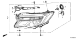 Diagram for 2020 Honda Pilot Headlight - 33100-TG7-A21