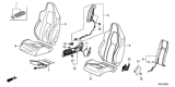 Diagram for Honda Civic Seat Cover - 81125-TBF-A01ZF