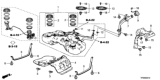 Diagram for Honda Crosstour Fuel Tank Strap - 17521-TK5-A00