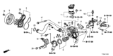 Diagram for 2020 Honda HR-V Water Pump - 19200-51B-H01