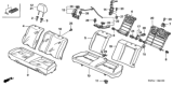 Diagram for 2004 Honda Civic Seat Cover - 82131-S5P-A22ZC