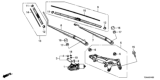 Diagram for Honda Fit Wiper Linkage - 76530-T5R-A01