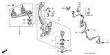 Diagram for Honda Accord Steering Knuckle - 51210-SV4-J50
