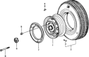 Diagram for 1975 Honda Civic Rims - 42700-634-600