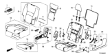 Diagram for 2022 Honda Pilot Seat Cover - 81331-TG7-A51ZB