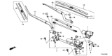 Diagram for Honda Accord Windshield Wiper - 76620-T2F-A01