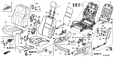 Diagram for 2012 Honda Accord Seat Cover - 04815-TE0-A01ZB