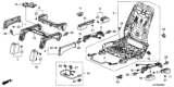 Diagram for 2014 Honda Ridgeline Occupant Detection Sensor - 81167-SJC-L01