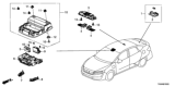 Diagram for Honda Clarity Fuel Cell Consoles - 83250-T2J-H02ZD