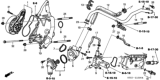 Diagram for Honda Accord Coolant Temperature Sensor - 37870-PNA-003