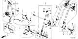 Diagram for 2017 Honda Accord Seat Belt Buckle - 04816-T3L-A80ZA