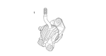 Diagram for 2008 Honda Civic Automatic Transmission Shift Levers - 54000-XVJ-000