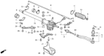Diagram for 1999 Honda Prelude Rack and Pinion Boot - 53534-SL4-J01