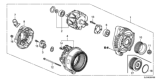 Diagram for Honda Alternator - 31100-RJA-A02