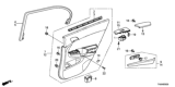 Diagram for 2012 Honda Accord Door Trim Panel - 83702-TA5-A64ZC