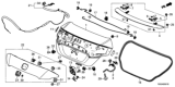 Diagram for 2019 Honda Civic Spoiler - 71700-TBJ-A01ZK