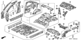 Diagram for 2003 Honda Civic Floor Pan - 04655-S5D-A00ZZ