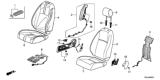 Diagram for Honda Civic Seat Heater - 81134-TBA-A31