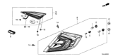 Diagram for 2020 Honda Civic Back Up Light - 33500-TEG-A01