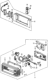 Diagram for 1985 Honda Accord Brake Light - 33500-SA5-672