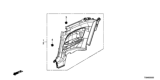 Diagram for 2015 Honda Civic Door Trim Panel - 83780-TS8-A13ZA