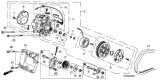 Diagram for Honda CRX A/C Compressor Cut-Out Switches - 38801-PM9-A01