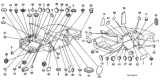 Diagram for 1987 Honda Accord Body Mount Hole Plug - 91635-SE3-003