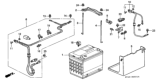 Diagram for Honda Accord Battery Tray - 31521-SV7-A01