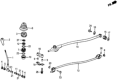 Diagram for 1986 Honda Civic Shift Knobs & Boots - 54102-SB3-913