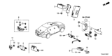 Diagram for Honda Accord Hybrid Antenna - 38387-TAA-003