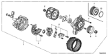Diagram for Honda Alternator Bearing - 31111-5A2-A01