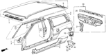 Diagram for 1987 Honda Civic Fuel Filler Housing - 70475-SB3-310ZZ