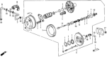 Diagram for 1990 Honda Civic Brake Booster Vacuum Hose - 46405-SH3-A00